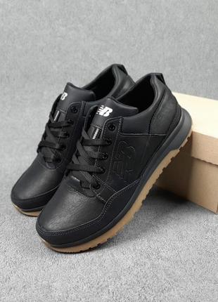 Чоловічі кросівки new balance black нью беланс чорного кольору