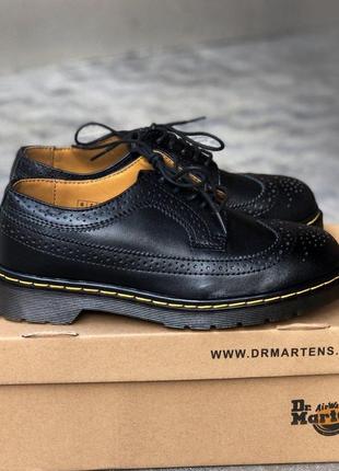 Женские черные туфли dr. martens 3989 black3 фото