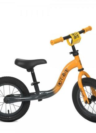 Детский беговел profi kids ml1201a-7 12 дюймов оранжевый1 фото