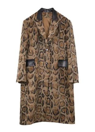 Леопардовий принт пальто 🐆 розмір m/l/xl