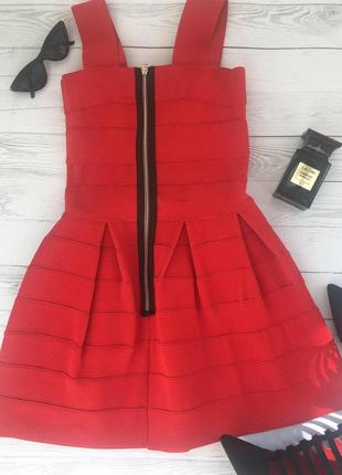 Яскраве, червоне плаття міні 💃🏻 новорічне плаття
