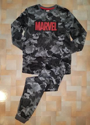 Теплый комплект велюр marvel, пижама primark 9-13 лет 140-158 см6 фото