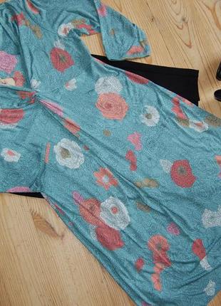 Нежное платье с узлом в цветочный принт fat face плюс сайз батал новое