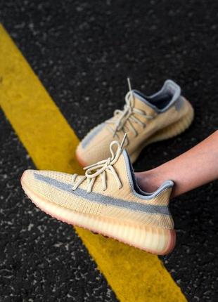 Новинка! adidas yeezy v2 linen кроссовки адидас в бежевом цвете (36-45)😍7 фото