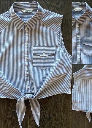 Укороченная рубашка miss selfridge 12 размер