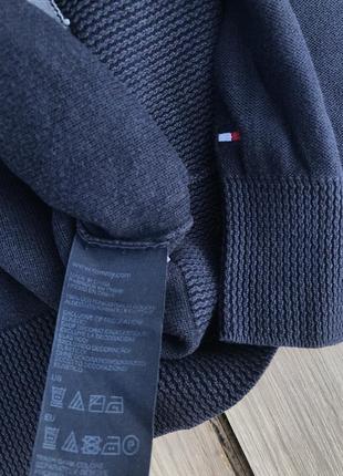 Светр tommy hilfiger реглан кофта новий свитер лонгслив стильный  худи пуловер актуальный джемпер тренд3 фото