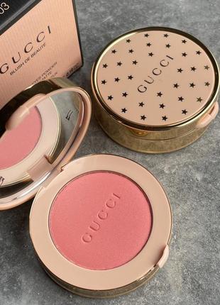 Румяна gucci luminous matte beauty blush 03 radiant pink оригинал