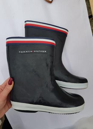 Чоботи резинові з отепленням tommy hilfiger 344 фото