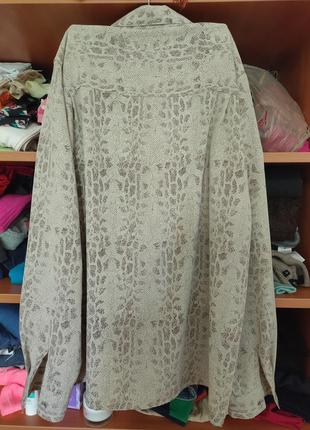 Стильна блузка сорочка звіриний принт alfred dunner,розмір xl2 фото