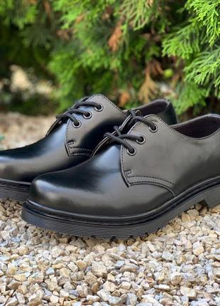 Женские туфли dr. martens 1461 mono black