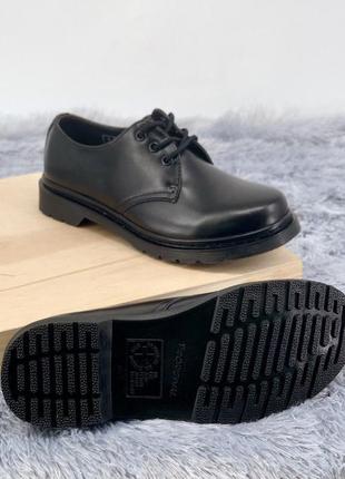 Мужские кроссовки dr. martens 1461 mono black2 фото