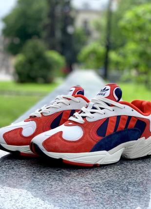 Жіночі кросівки adidas yung 1 white/red/blue