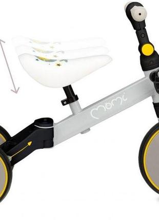 Дитячий біговел-велосипед momi loris 4в1  (колір - yellow)4 фото