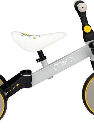 Дитячий біговел-велосипед momi loris 4в1  (колір - yellow)3 фото