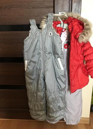 Комбінезон,куртка, напівкомбінезон -2 шт wojcik 92/982 фото