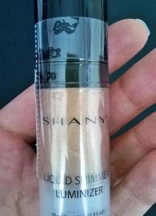 Хайлайтер (жидкий люминайзер) shany hd liquid shimmer luminizer - bronze glow