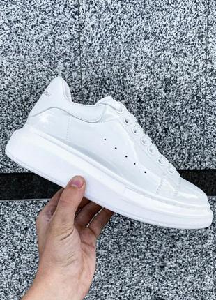 Шикарні кросівки alexander mcqueen white кросівки кеді кеди