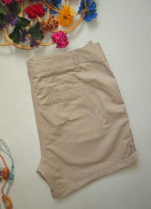 Бесподобные летние легкие хлопковые нюдовые короткие шорты чинос с подкотами next4 фото