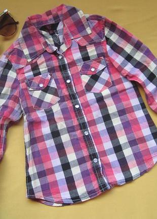 Сорочка на кнопках, на 6-8 років, y.d,для дому і не тільки...