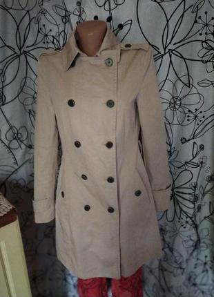 Базовый плащ,тренч,100%хлопок