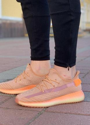 Летние кроссовки adidas yeezy boost 350 в коралловом цвете (36-45)😍