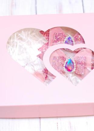 Подарочный набор для девочки в розовом цвете5 фото