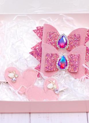 Подарочный набор для девочки в розовом цвете2 фото