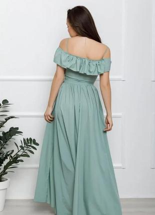Платья issa plus 10816  s, m оливковый3 фото