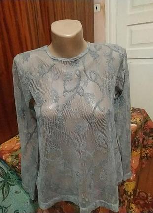 Ажурный топ сетка