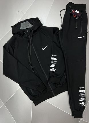 Костюм спортивный nike мужской  s-xxl арт.1633, 50, xl, черный