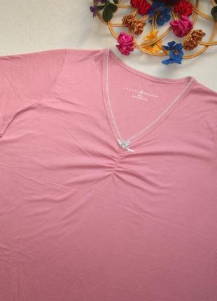 Суперовая хлопковая стрейчевая футболка цвета пыльной розы pretty secrets3 фото