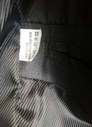 Итальянский шерстяной костюм брюки и пиджак, roberto bartoloni , размер 48 ( наш 50-52)6 фото