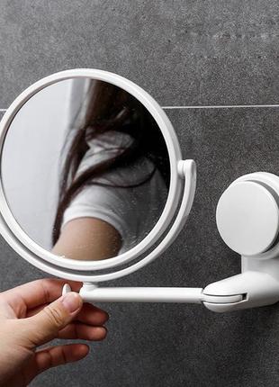 Настінне поворотне дзеркало для ванної кімнати косметичне дзеркало для макіяжу r_199