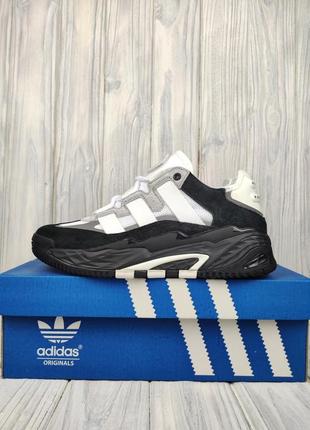 Кросівки adidas niteball white black