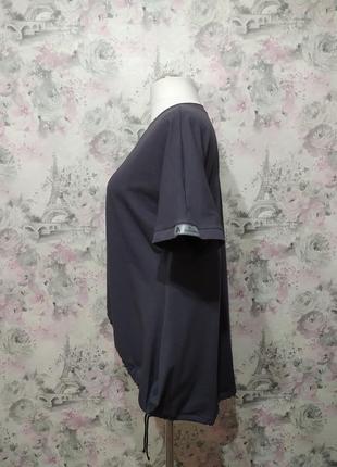 Туніка жіноча бохо літня трикотажна сорочка блуза довга сірий 443 фото