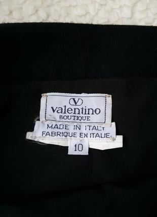 Базовая юбка  футляр высокая посадка valentino botique шерсть7 фото