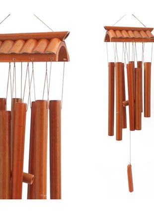 Бамбуковый колокольчик для дверей на 8 трубочек. музыка ветра из бамбука