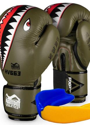Боксерские перчатки phantom fight squad army 14 унций r_3000