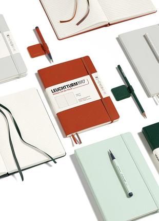 Блокнот leuchtturm1917, средний, мягкая обложка, fox red, линия (367267)2 фото