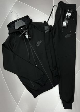 Костюм спортивный nike мужской  s-xxl арт.1530-1, 50, xl, черный