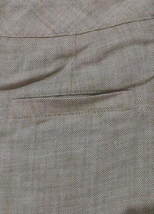 Гарні лляні брюки пісочного кольору данія4 фото