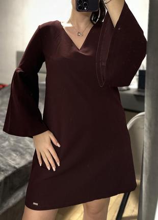 Сукня винного кольору 4