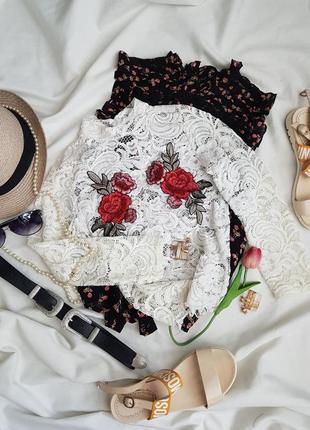 Неймовірна ажурна блуза з вишивкою від ayanapa