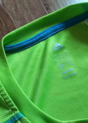 Футболка adidas climalite green3 фото