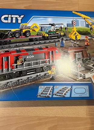 Конструктор lego city 60098 вантажний поїзд