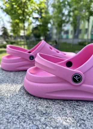 Крокси жіночі рожеві5 фото