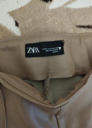 Кожаные лосины zara2 фото