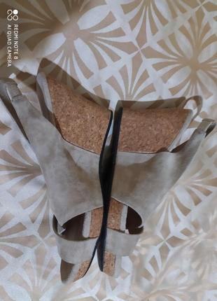 Женские сандалии босоножки натуральная замш  ugg australia4 фото