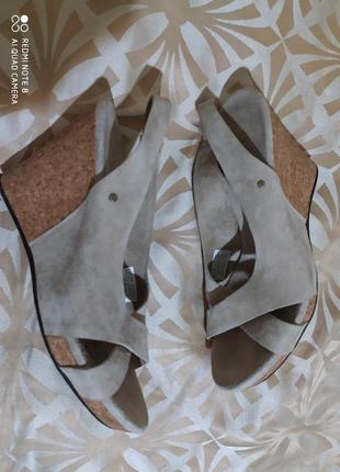 Женские сандалии босоножки натуральная замш  ugg australia3 фото