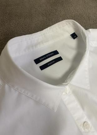 Женская белая рубашка marc o’polo l xl 42 размер3 фото